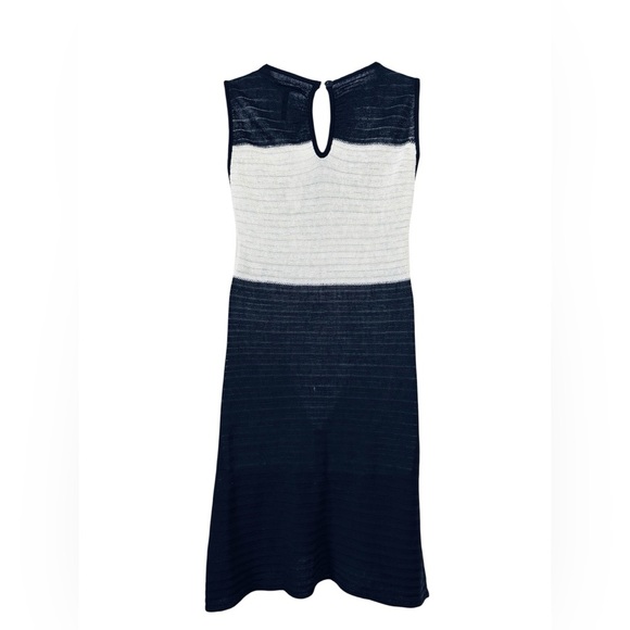 NWOT, Sarah Pacini, Sleeveless Knit Dress, One Size, Black & White - Picture 6 of 12